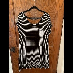 Striped t-shirt dress